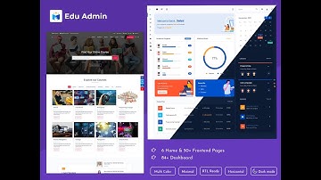 Education Dashboard Bootstrap Admin Web App
