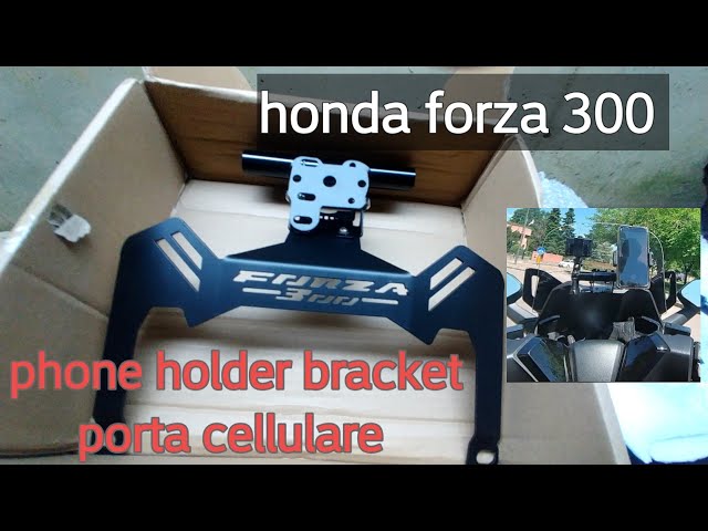 honda forza 300 phone camera holder porta gps (en) 