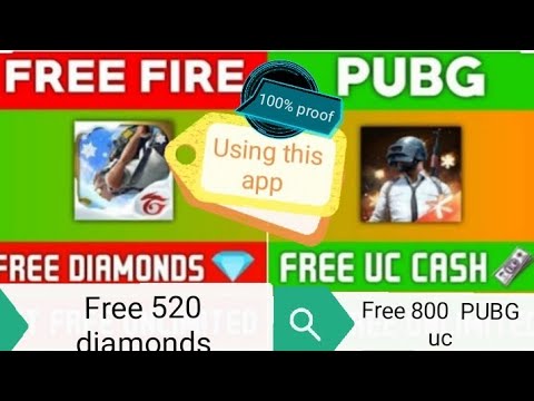 Earn Freefire Diamonds And Pubg Uc Free Using This App Youtube