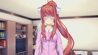 Monika Moves Into Mcs House Ddlc Mod The Perfect Story Part 1