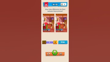 IQ boost level 43 || find difference || #shortsvideo