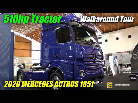 2020 Mercedes Actros 1851 Truck - Exterior Interior Walkaround - 2019 Nufam Karlsruhe