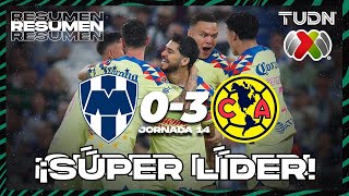 Resumen y goles | Monterrey 03 América | AP2023J14 | Liga Mx | TUDN