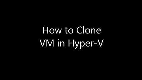 How to Clone a Hyper-V VM Using Existing VM | Windows Server 2019 | EasyKnowledge