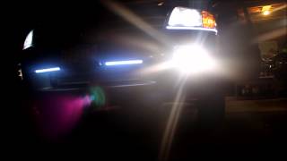 Audi Style Leds on headlights on Mitsubishi