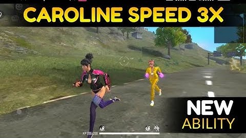 CAROLINE CHARACTER NEW ABILITY | OB33 UPDATE - GARENA FREE FIRE #armyesports