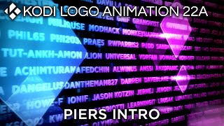 Kodi® Logo Animation 22A (24sec) Piers Intro!!!