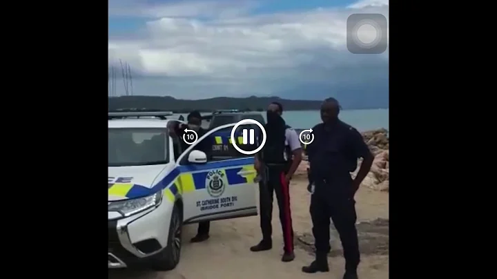 Stephen witter aka bad slave run police of beach