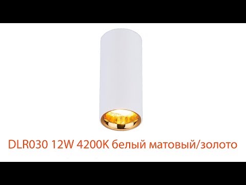 Видеообзор DLR030 12W 4200K черный матовый золото Электростандарт Видеообзор DLR030 12W 4200K черный матовый золото Электростандарт
