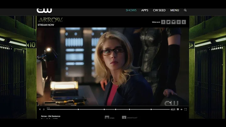 How to Watch Arrow on the CW website from Anywhere