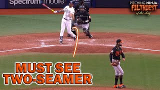 Incredible 98 mph Two Seamer!