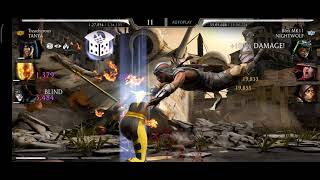 MK Mobile Earthrealm Tower Battle 200 Easy Win In 2 Tries Only. watch till end