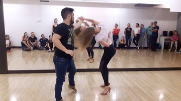 Edson & Anastasia - First Zouk Demo - Open Class