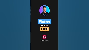 Flutter quick tips #vscode  #codex