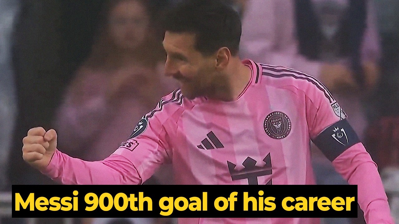 Messi scores his 900th career goal vs Nashville | Inter Miami vs ...