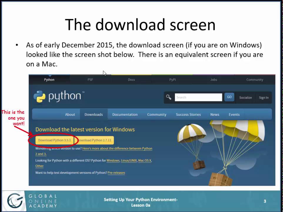 π setting up your python environment - computer... 0a - Setting Up Your Python Environment - YouTube
