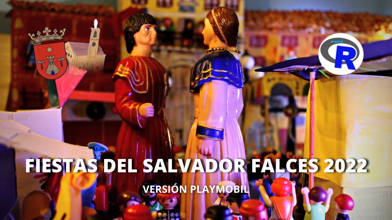 FIESTAS DEL SALVADOR  2022 FALCES - Versión Playmobil