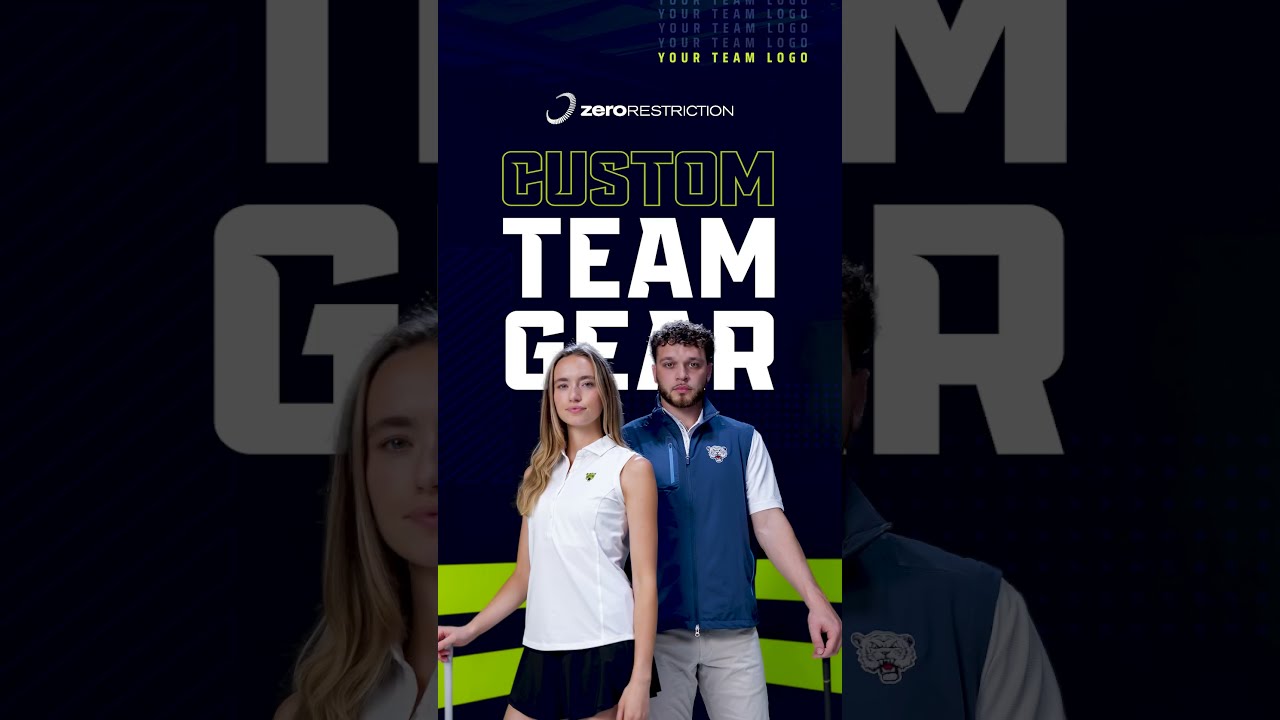 Custom Zero Restriction Golf Gear Premium Team Apparel For The Course