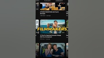 Top 10 YouTube Channels for Filmmakers 📸 #shorts