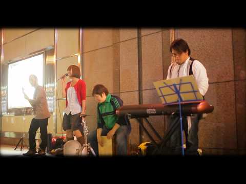 B*balconny(バルコニー) "空とループ" 路上ライブ @天神警固公園