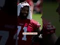 #49ers TRENT WILLIAMS HYPING UP BROCK PURDY #shorts