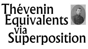Thevenin Equivalents using Superposition with Dependent Sources in Circuit Analysis