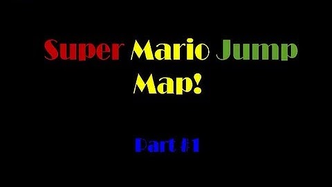 MineCraft - Super Mario Jump Map Part #1