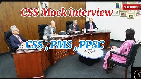CSS mock interview | Nimra Naeem | 69th position FSP , CSS interview | full mock | CSS PPSC FPSC