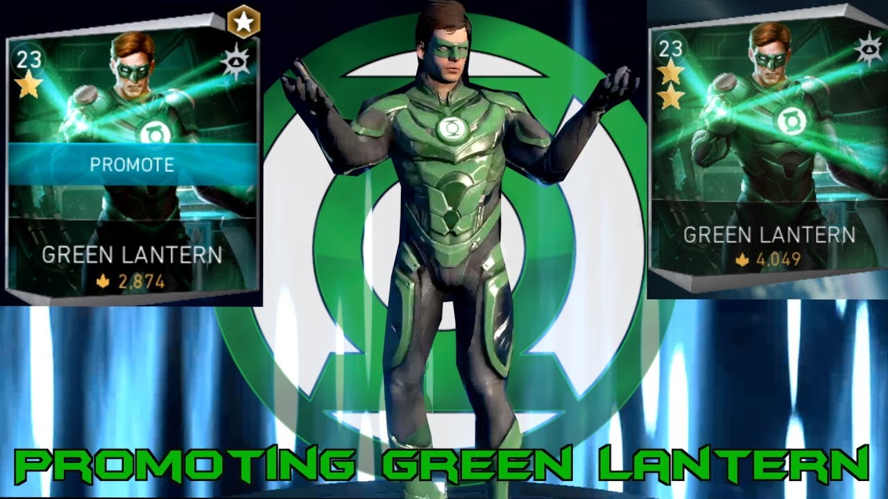 INJUSTICE 2 MOBILE PROMOTIG SILVER GREEN LANTERN 2 STAR - YouTube