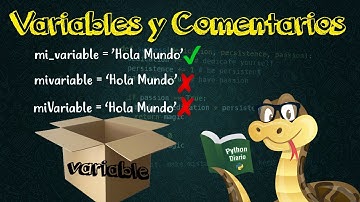 3.-Nombres de Variables y Comentarios en Python