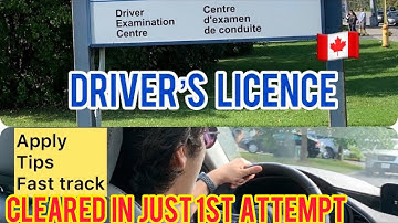 Driver’s Licence | G1 G2 G | Tips | Fast track | International Students | Ontario, Canada