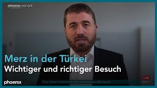 phoenix tagesgespräch mit Serdar Yüksel zum Besuch von Merz in der Türkei am 30.10.25