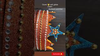 crown 👑 making ideas| with glitter sheets #craftideas #schoolactivity #shorts