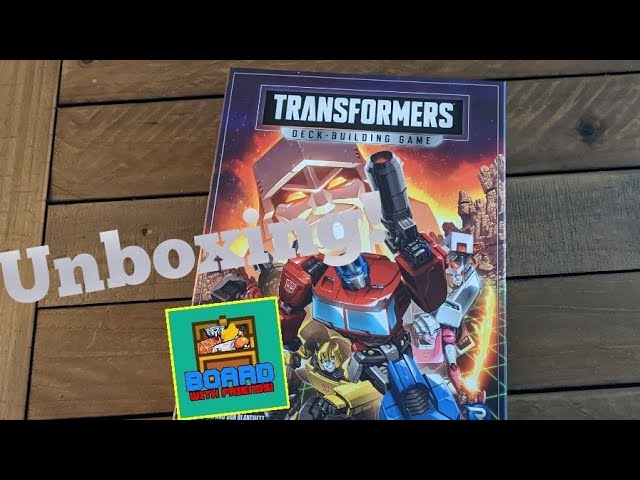 Unboxing! Transformers Deck Building Game