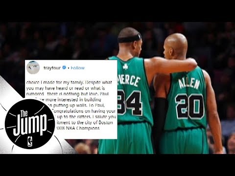 Ray Allen S Instagram Post Make Up For Missing Paul Pierce S