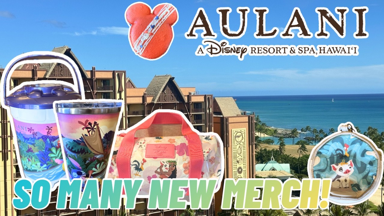 AULANI ミッキーマウス柄 ポーチ NEW Disney Aulani Merch 2026 - Stitch Tumbler, Popcorn Bucket