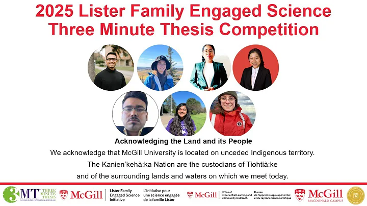 2025 Lister Family Engaged Science Three Minute Thesis Competition
