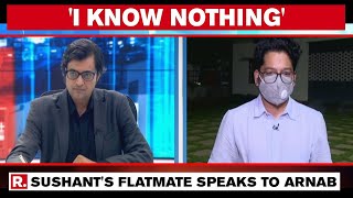 Sushant's Flatmate Siddharth Pithani Speaks To Arnab, Says 'Don't Know What He Was Going Through'