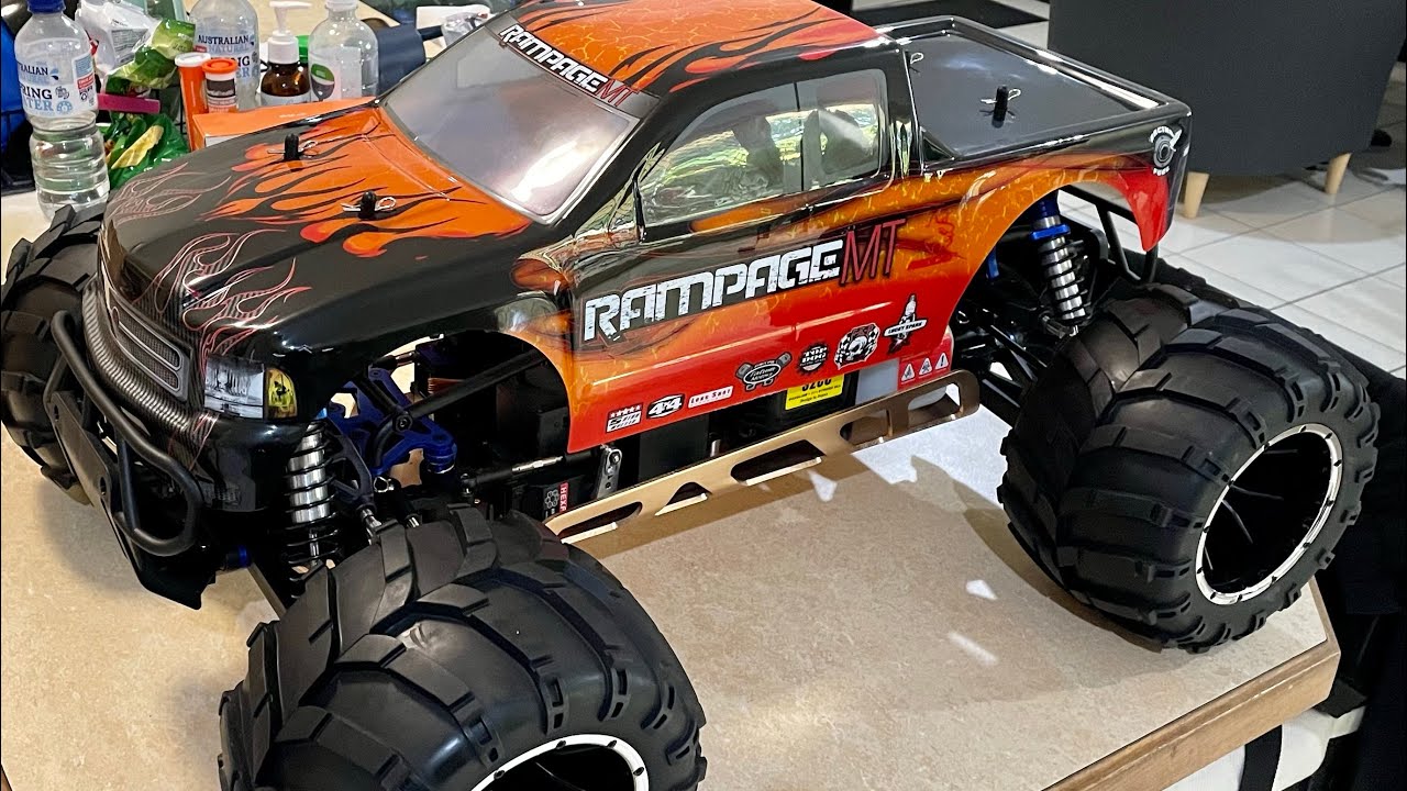 Carro Drifting Monster Truck Redcat Rampage Gasolina Rcr-2ce