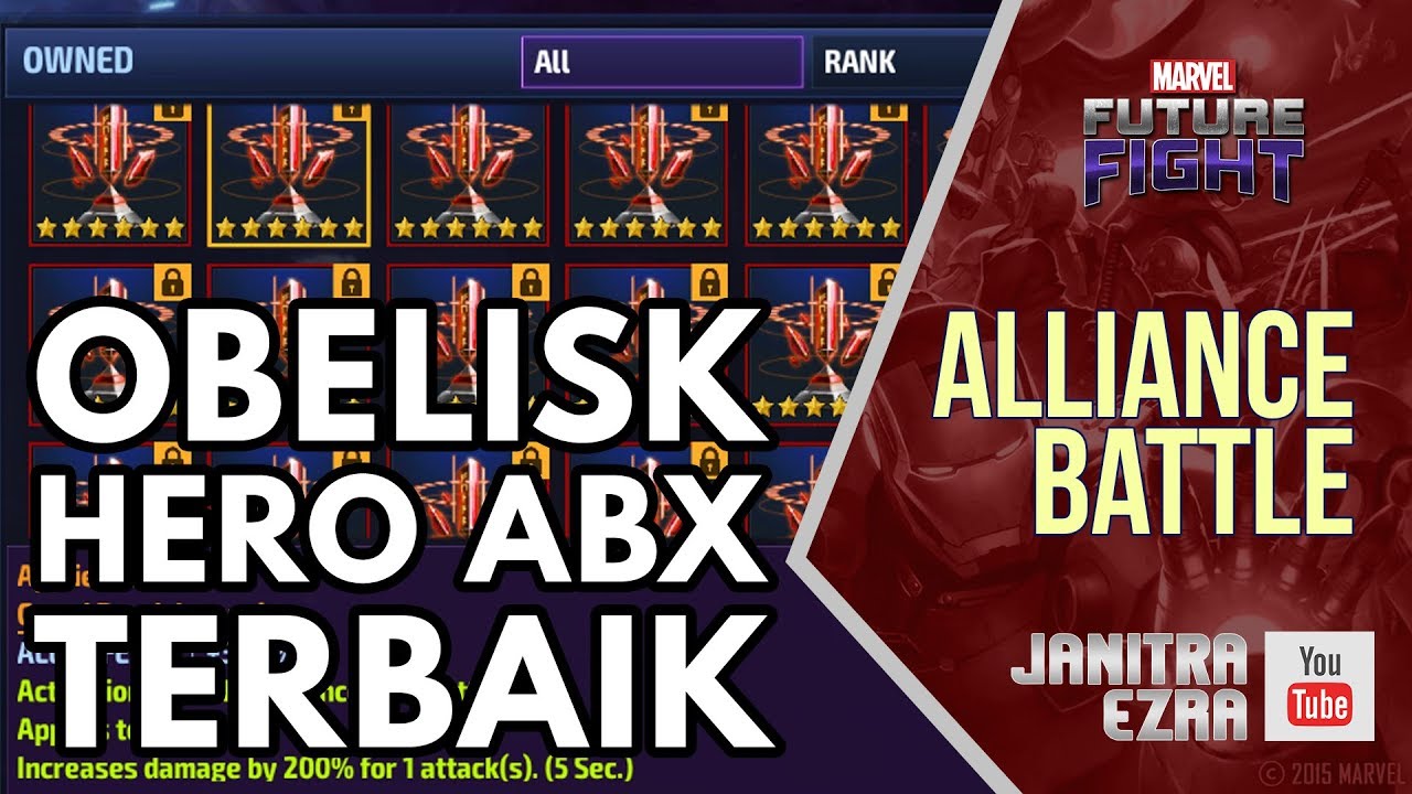 [Marvel Future Fight] Obelisk Hero ABX Terbaik