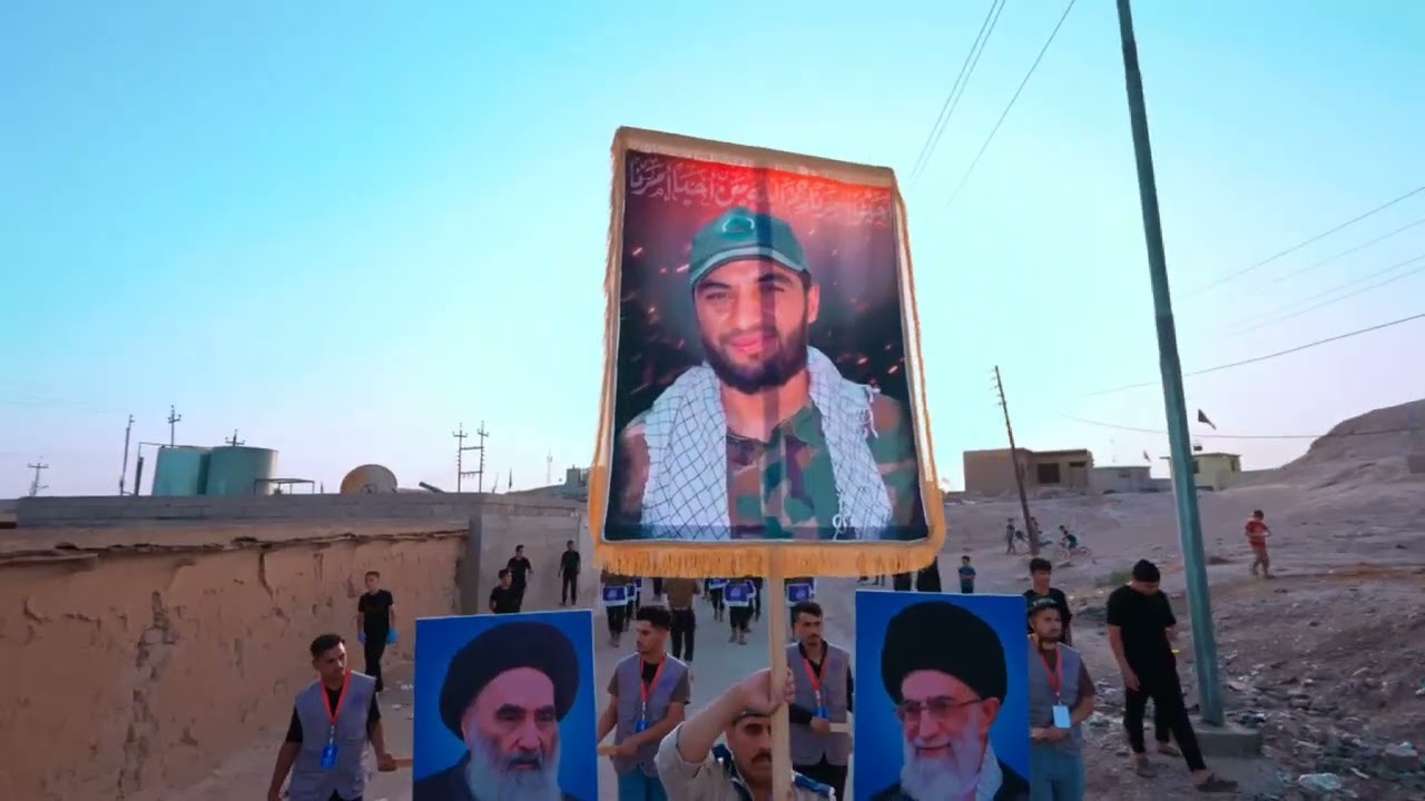 ◼️ في خزنة تبة.. مسيرة ولاء تجدد العهد مع الحسين (ع) وتحيي قيم الإيمان والثبات على الحق بك نحيا.