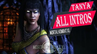 MORTAL KOMBAT XL - TANYA ALL INTROS DIALOGUES✔️4K ᵁᴴᴰ 60ᶠᵖˢ PS5