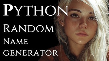Generate Random Names in Python in 60 Seconds! 🐍 Easy String & Random Module Tutorial