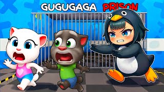 Talking Tom plays: GuguGaga Prison Run Roblox Obby  - Talking Tom and Friends #Roblox #talkingtom screenshot 4