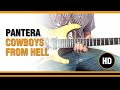 Como tocar Cowboys From Hell de Pantera en Guitarra electrica  CLASE TUTORIAL