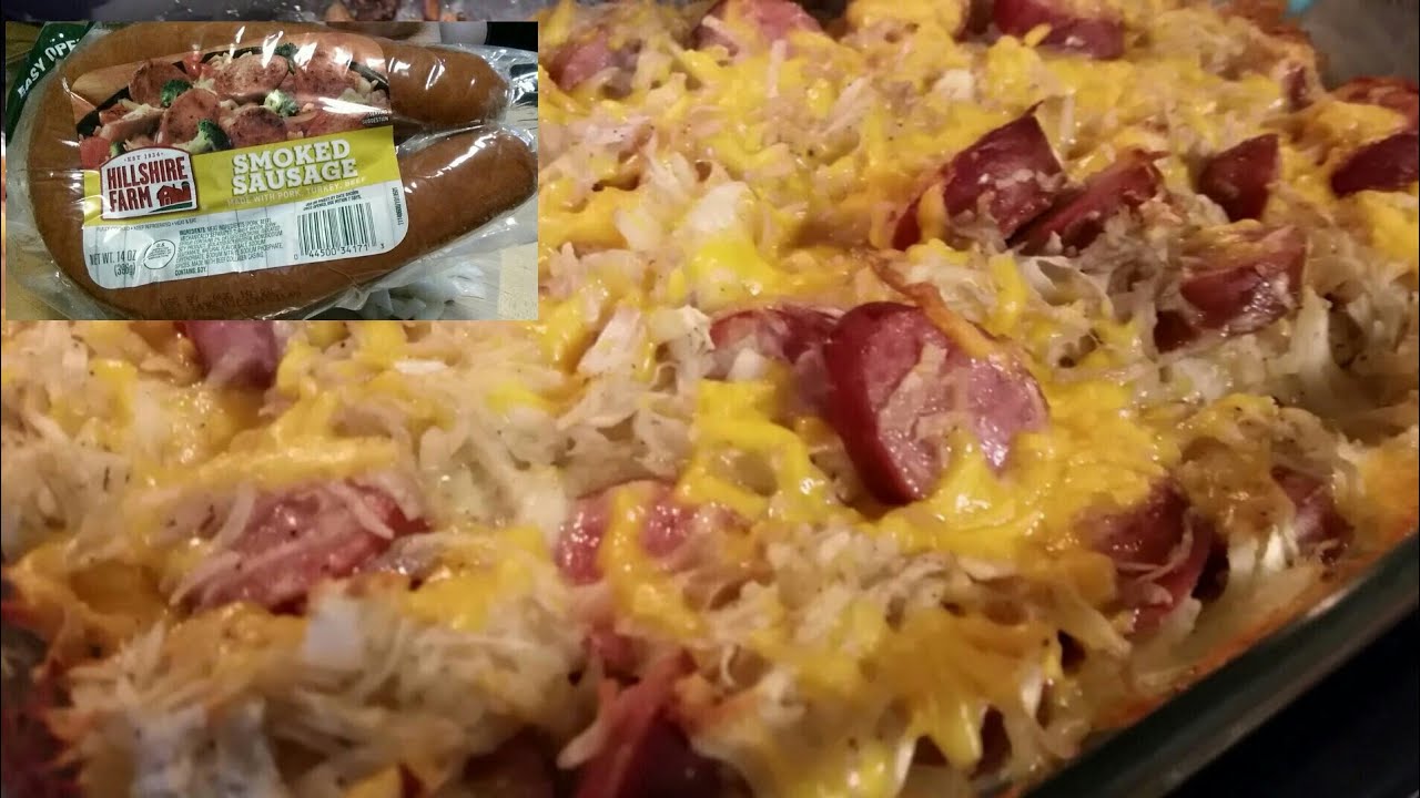 Cheesy Potatoes with Smoked Sausage