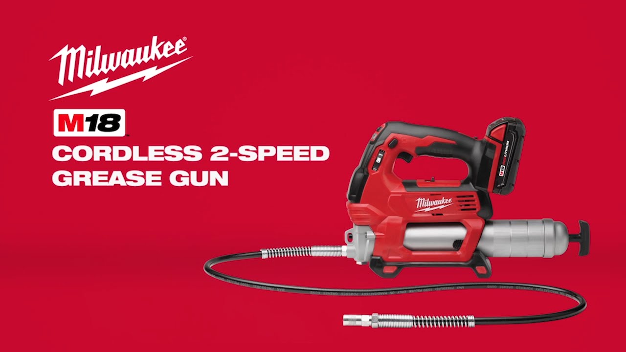 Milwaukee 2646-21CT M18 2-Speed Grease Gun (1 Battery)