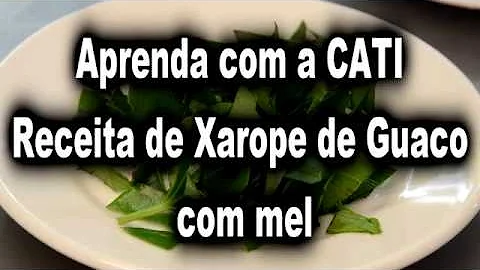 Como usar o guaco?