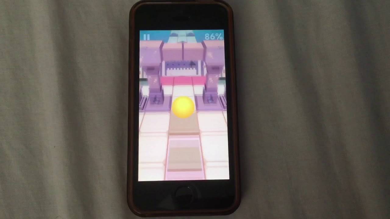 Part 64 of Rolling Sky, gameplay of Fairy Tale.