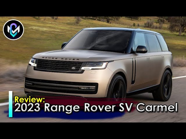 Only 7 Range Rover Carmel Editions Will Be Sold This Year